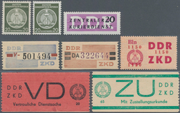 DDR - Dienstmarken: 1954/65, Sammlung Im Steckbuch, Postfrisch Praktisch Komplett Außer A 29-33, C 3 - Otros & Sin Clasificación