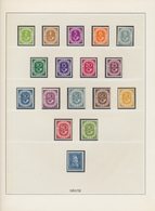 Bundesrepublik Und Berlin: 1948/2001, Sammlungsbestand In Neun Alben (meist Falzlos-Vordrucke Lindne - Colecciones