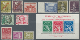 Berlin: 1948/1984, Postfrische Bzw. Gestempelte Sammlung Im KaBe-Klemmbinder, Mi. Lt. Einlieferer Ca - Storia Postale