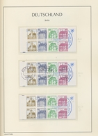 Berlin: 1977/1989, Umfassende Spezialsammlung Der Ausgaben Burgen Und Schlösser Sowie Sehenswürdigke - Brieven En Documenten