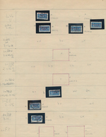 Französische Zone - Württemberg - Wohnungsbau-Abgabe: 1949, 2 Pfg. Wohnungsbaumarke, Kleine Sammlung - Otros & Sin Clasificación