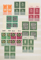 Bundesrepublik Deutschland: 1949/1957, Postfrische Partie Von Mittleren Und Besseren Ausgaben, Oft I - Sammlungen
