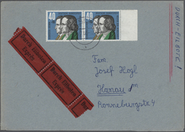 Bundesrepublik Deutschland: 1954/1959, Vielseitige Sammlung Von Ca. 340 Briefen Und Karten Mit Sonde - Sammlungen
