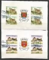 Portugal  1987  Mi.Nr. MH 1720 / 1721 , Burgen Und Schlösser (V) - Auf Papier - Gestempelt / Fine Used / (o) - Markenheftchen