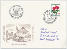 1982 - Tag Der Briefmarke - Journée Du Timbre - Giornata Del Francobolli - REINACH (AG) - Schweiz -Suisse - Svizzera - Giornata Del Francobollo