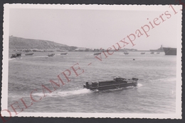 Photo Amateur Originale Marine De Guerre ARZEW Algérie 1949 Exercice De La Jeanne - 14 X 9 Cm. - Boats