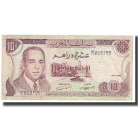 Billet, Maroc, 10 Dirhams, 1970, KM:57a, TB - Morocco