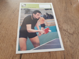 Svijet Sporta Card - Table Tennis, Milivoje Karakašević, Autogram Card - Table Tennis