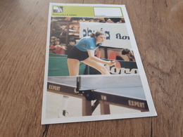 Svijet Sporta Card - Table Tennis, Dubravka Fabri, Autogram Card - Tischtennis