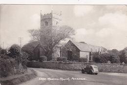 VOITURE,ROYAUME UNI,UNITED KINGDOM,angleterre,england,MADRON AND GULVAL PARISH CHURCHES,PAROISSE,CARTE PHOTO - Otros & Sin Clasificación