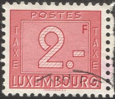 Pays : 286,04 (Luxembourg)  Yvert Et Tellier N° : Tx   32 (o)  Belle Oblitération - Portomarken
