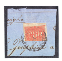 1854-61 - Y&T N°21A Sur Fragment - FRANCO DE PORT - Covers & Documents