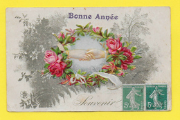 CPA ֎ SPLENDIDE Carte Ajout DECOUPIS GAUFFRES FLEURS DIVERSES Et Poignée De Mains - Bloemen