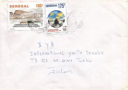 Senegal 1994 Guidiawaye World Cup Football Soccer USA 175f Coastal Protection Environment Cover - 1994 – Verenigde Staten