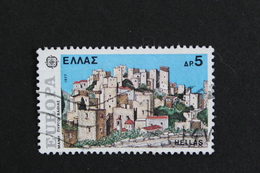 TIMBRE GRECE EUROPA 1977 SITES ET PAYSAGES( MANI, PELEPONNISOS) OBLITERE TB - 1977