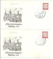 Soest. Nationale Postwertzeichen Ausstellung 1964. Sstpl 2 Belege - Private Covers - Used