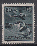 LIECHTENSTEIN - Michel - 1930 - Nr 109 - MH* - Poste Aérienne