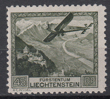 LIECHTENSTEIN - Michel - 1930 - Nr 112 - MH* - Aéreo