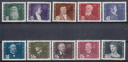 LIECHTENSTEIN - Michel - 1948 - Nr 257/66 - MH* - Poste Aérienne