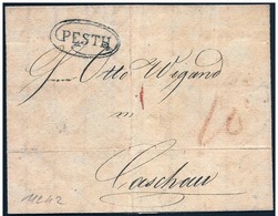 Ungheria/Hongrie/Hungary: 1827 - Bollo Di Pesth, Timbre Of Pesth, Cachet De Pesth - ...-1867 Prephilately