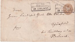 PREUSSEN  1866  ENTIER POSTAL/GANZSACHE/POSTAL STATIONERY   LETTRE DE BURG - Interi Postali