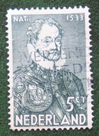 5 Ct Herdenkingszegels Willem I NVPH 253 (Mi 258) 1933 Gestempeld / USED NEDERLAND / NIEDERLANDE - Used Stamps