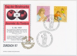 1987 - Tag Der Briefmarke - Journée Du Timbre - Giornata Del Francobolli - ZURZACH - Schweiz -Suisse - Svizzera - Giornata Del Francobollo