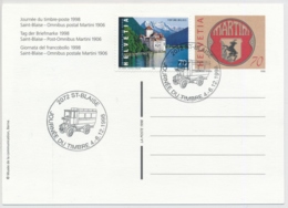 1998 - Tag Der Briefmarke - Journée Du Timbre - Giornata Del Francobolli - ST. BLAISE  - Schweiz -Suisse - Svizzera - Tag Der Briefmarke