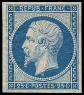 ** PRESIDENCE - R10c 25c. Bleu, REIMPRESSION, Fraîcheur Postale, TTB - 1852 Luigi-Napoleone