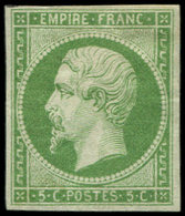 * EMPIRE NON DENTELE - 12    5c. Vert, Gomme Partielle, Sinon TB - 1853-1860 Napoleone III