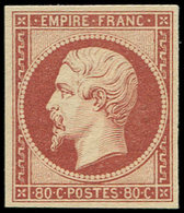 (*) EMPIRE NON DENTELE - 17A  80c. Carmin, Frais Et TB. C - 1853-1860 Napoléon III