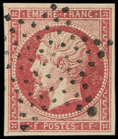 EMPIRE NON DENTELE - 18FX  1f. Carmin, FAUX SPERATI, Oblitéré ETOILE, TB - 1853-1860 Napoleone III