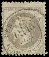 EMPIRE LAURE - 27B   4c. Gris, T II, Obl. Càd VERSAILLES ASSEMBLEE NATIONALE, TB - 1863-1870 Napoleone III Con Gli Allori