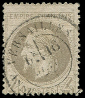 EMPIRE LAURE - 27B   4c. Gris, T II, Obl. Càd VERSAILLES ASSEMBLEE NATIONALE, TB - 1863-1870 Napoléon III Lauré