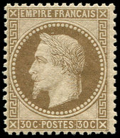 ** EMPIRE LAURE - 30   30c. Brun, Fraîcheur Postale, TTB. C - 1863-1870 Napoléon III Lauré