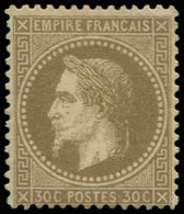 * EMPIRE LAURE - 30a  30c. Brun Clair, TB, Certif. Calves - 1863-1870 Napoleon III With Laurels