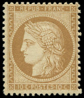 * SIEGE DE PARIS - 36   10c. Bistre-jaune, Forte Ch., Sinon TB. C - 1870 Assedio Di Parigi
