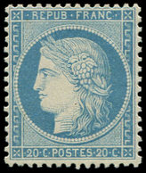 * SIEGE DE PARIS - 37   20c. Bleu, Bon Centrage, Frais, TB/TTB. Br - 1870 Siège De Paris