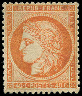 ** SIEGE DE PARIS - 38   40c. Orange, TB. C - 1870 Siège De Paris