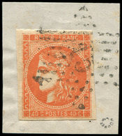 EMISSION DE BORDEAUX - 48   40c. Orange, Obl. ETOILE 15 S. Fragt, TB - 1870 Emissione Di Bordeaux