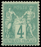 * TYPE SAGE - 63    4c. Vert, Bon Centrage, Frais Et TTB - 1876-1878 Sage (Tipo I)