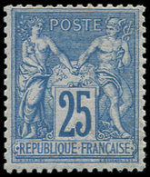 * TYPE SAGE - 79   25c. Bleu, Quasiment **, TB. C - 1876-1878 Sage (Tipo I)