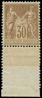 ** TYPE SAGE - 80   30c. Brun-jaune, Bdf, TB - 1876-1878 Sage (Tipo I)