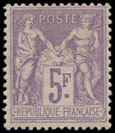 * TYPE SAGE - 95    5f. Violet Sur Lilas, Bon Centrage, TB. C - 1876-1878 Sage (Type I)