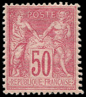 ** TYPE SAGE - 98   50c. Rose, Bon Centrage, Frais Et TTB - 1876-1878 Sage (Type I)