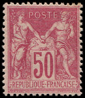 * TYPE SAGE - 104  50c. Rose, Bon Centrage, Frais Et TB - 1876-1878 Sage (Type I)