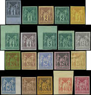 TYPE SAGE - Granet : 20 Ex. De La Série, Certains Avec Gomme, RR Ainsi, TB - 1876-1878 Sage (Type I)