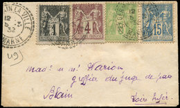 Let Recommandés, Chargés, Par Départements - 49/MARNE N°85, 88, 101 Et 102 Obl. Càd ST GERMAIN LA VILLE 5/3/32 S. Env.,  - 1877-1920: Période Semi Moderne