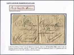 Let LETTRES SANS TIMBRE ET DOCUMENTS DIVERS - Càd T14 CAYENNE 16/11/63 Sur LAC D'un Détenu à St LOUIS DE MARONI, Arr. Bé - Altri & Non Classificati