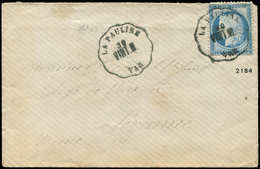 Let OBLITERATIONS PAR DEPARTEMENTS - 78/VAR N°60C Défx, Obl. Cachet Conv. St. LA PAULINE/VINT.M S. Env. De 1876, R Et TB - 1849-1876: Periodo Classico